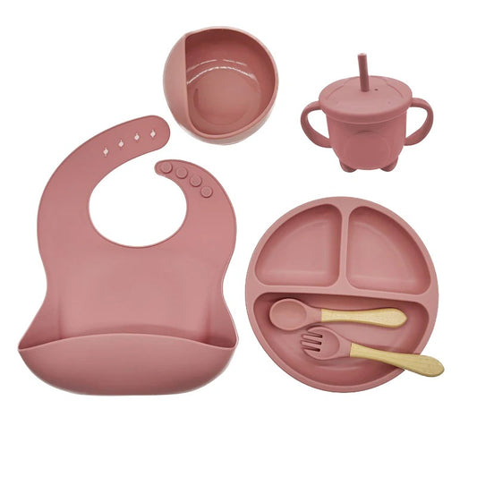 Coffret Repas en Silicone pour Bébé